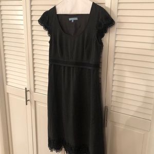 Charcoal and black dress